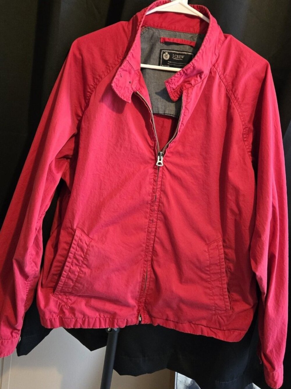 J Crew Classic Men's Jacket W/ Buttons Pockets, 100% Cotton, Size XL